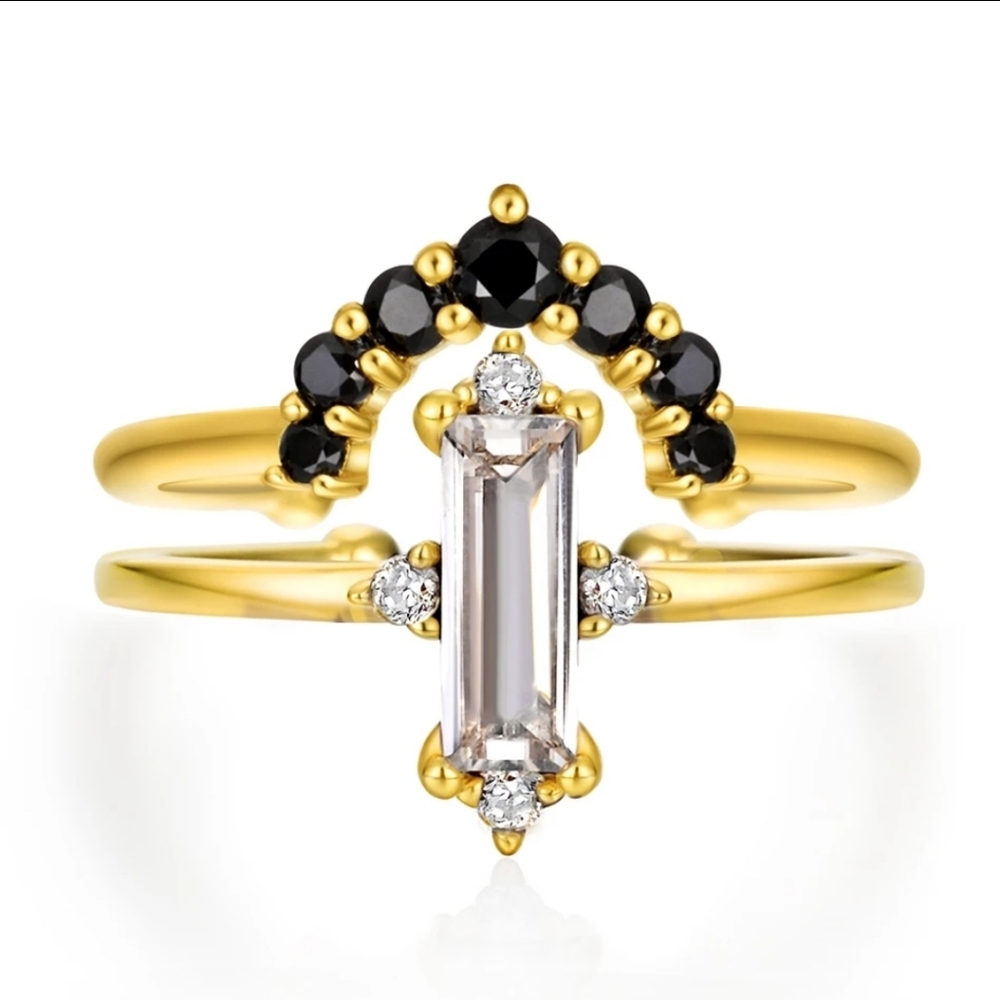 Vermeil 5A Zirconia Ring - Picture 5 of 6